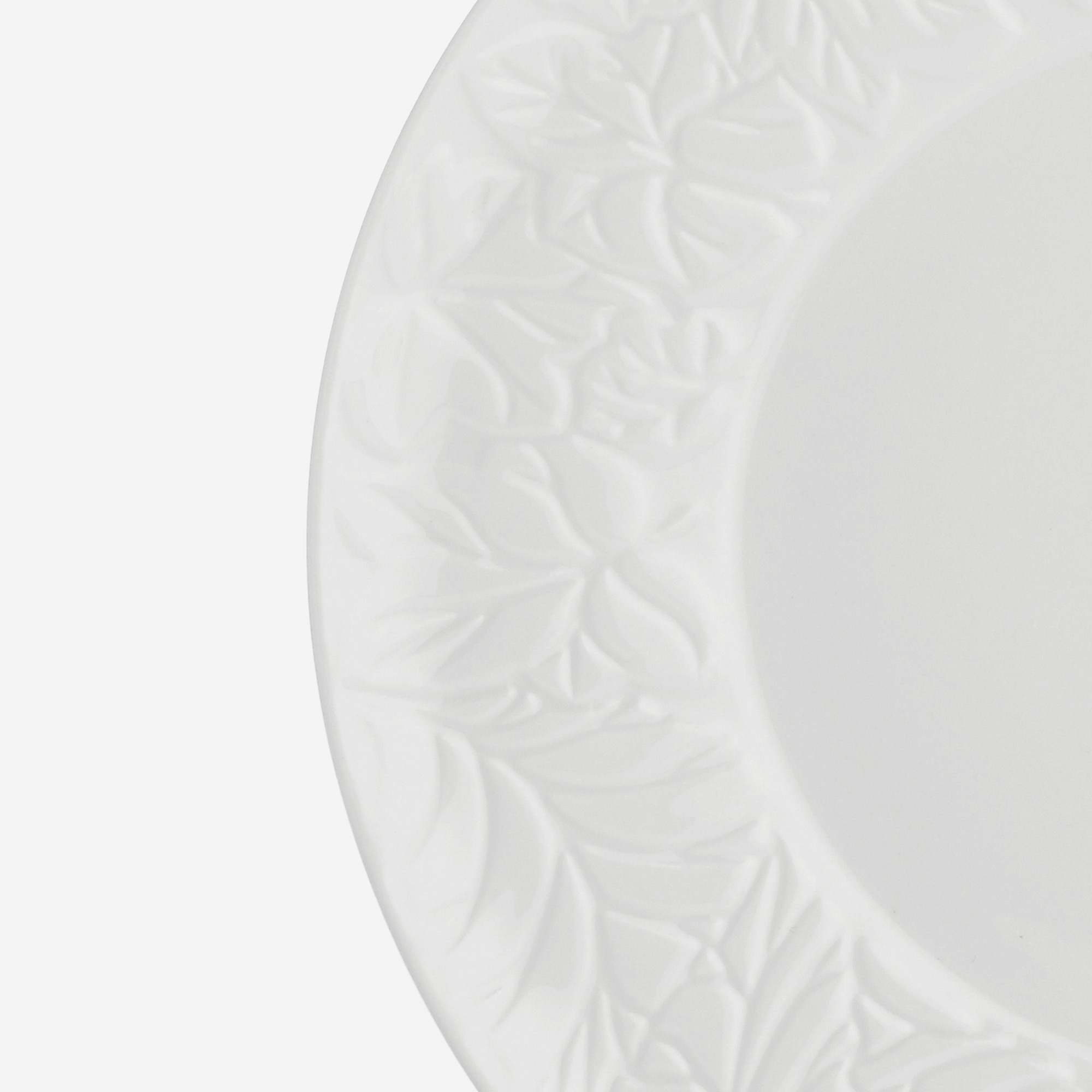 La Porcellana Bianca Bosco Beyaz Porselen Kahvaltı Tabağı