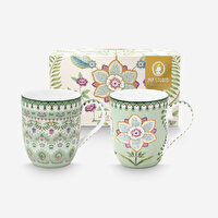 Pip Studio Lily & Lotus Mor Porselen Kupa Seti 51002481 Fiyatı ...