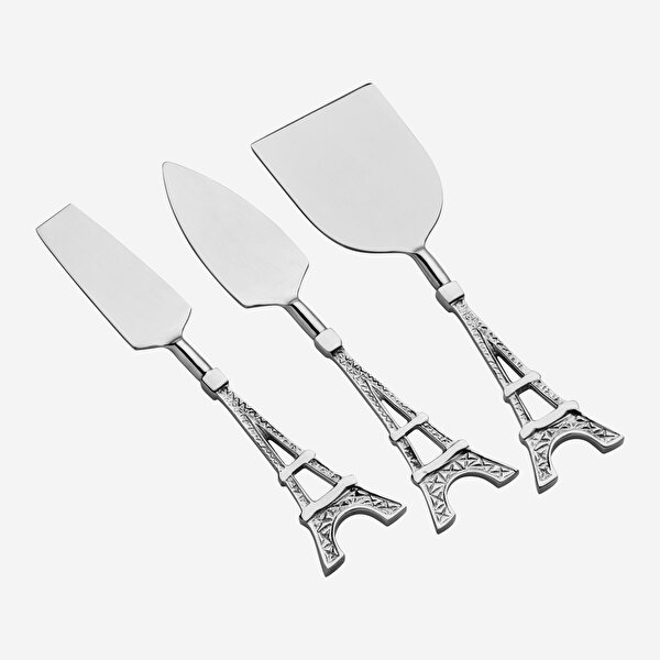 Chiara Alessi Gri Pirinç Servis Seti