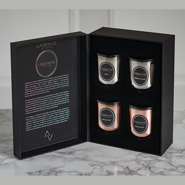 Ladenac Milano Sicialian Cottage Şeffaf Cam Mum