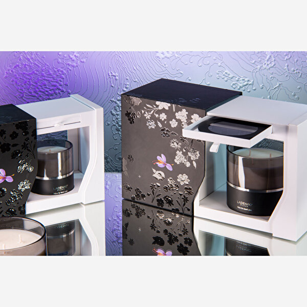 Ladenac Milano Lui & Lei Siyah Seramik Mum-6