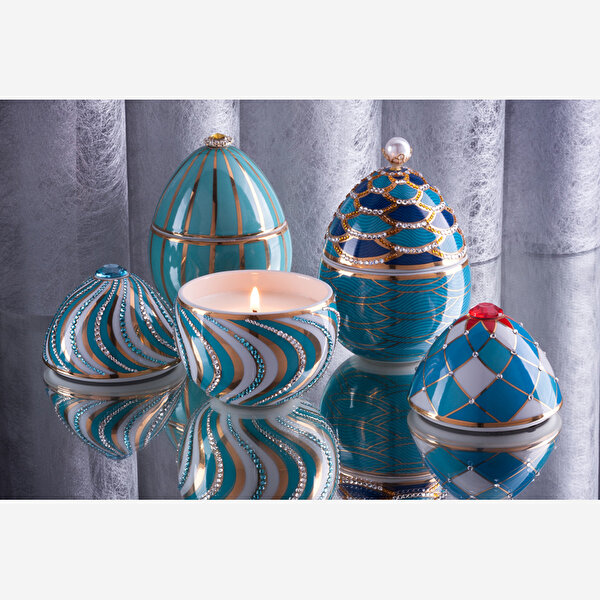 Ladenac Milano Bois De Roussie Mavi Seramik Mum-1