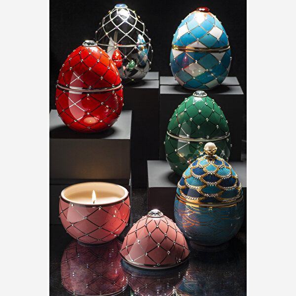 Ladenac Milano Bois De Roussie Kırmızı Seramik Mum-4