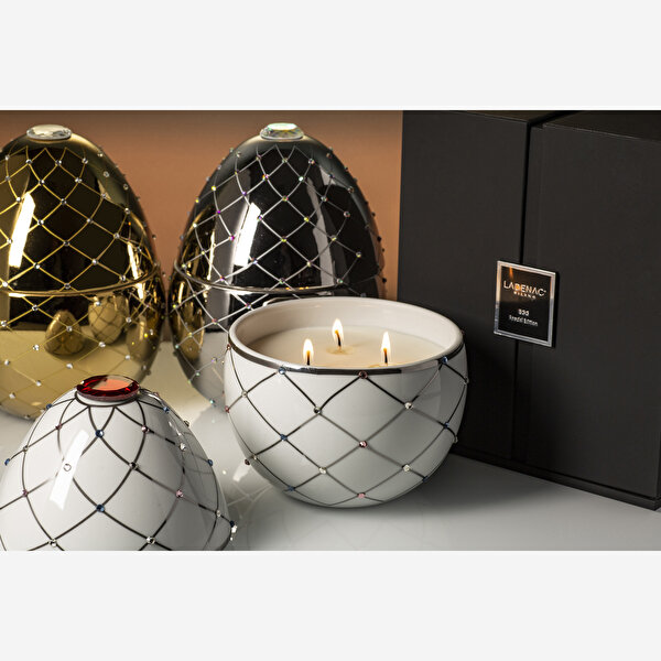 Ladenac Milano Bois De Roussie Altın Seramik Mum-2