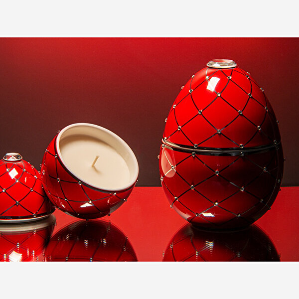 Ladenac Milano Bois De Roussie Kırmızı Seramik Mum-2