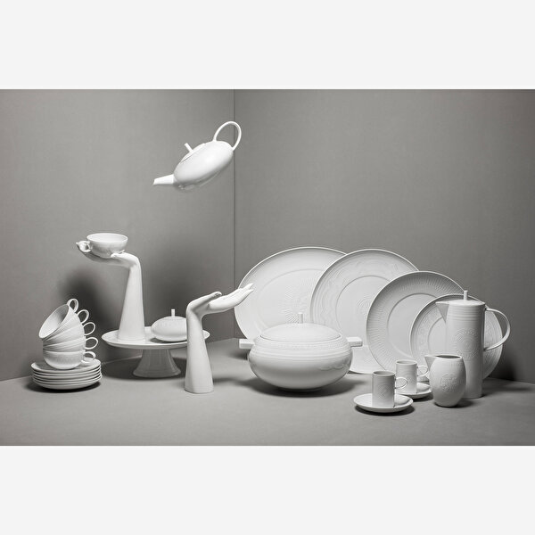 Vista Alegre Ornament Beyaz Porselen Kahvaltı Tabağı-2