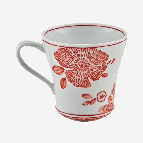 Vista Alegre Coraline Turuncu Porselen Kupa-1