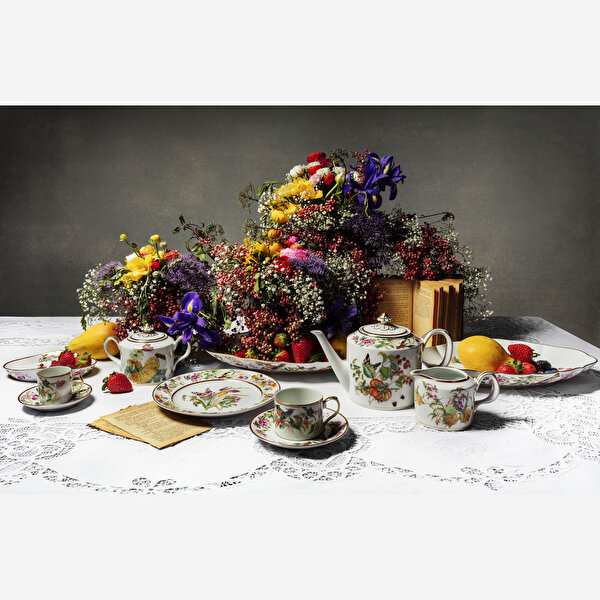 Vista Alegre Paço Real Pembe Porselen Kahve Fincanı-1