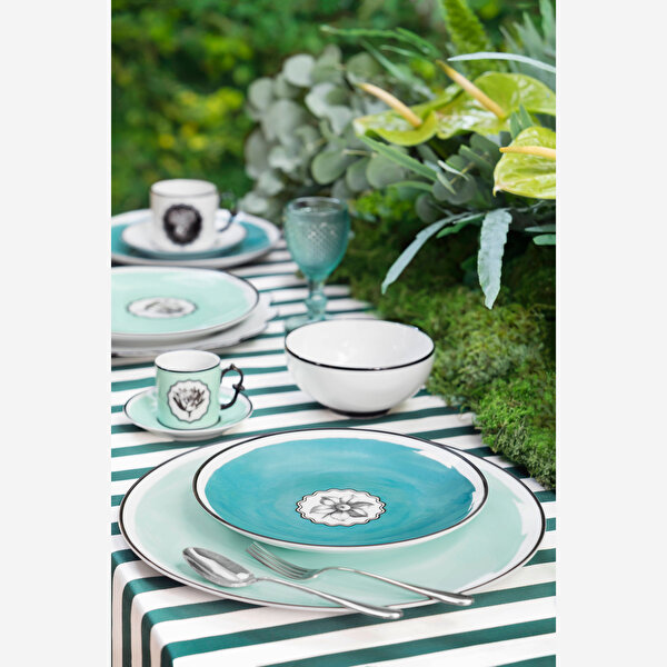 Vista Alegre Herbariae Yeşil Porselen Supla-1