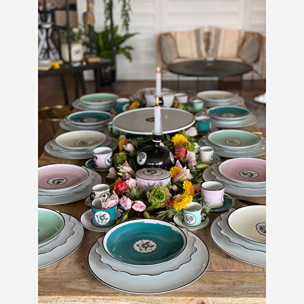 Vista Alegre Herbariae Yeşil Porselen Supla-2