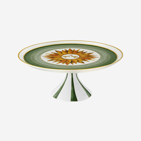 Vista Alegre Amozonia Yeşil Porselen Kek Standı