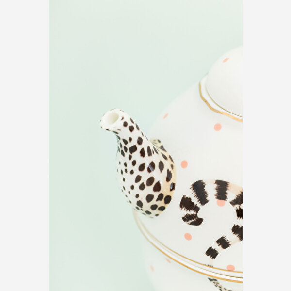 Yvonne Ellen Animals Beyaz Porselen Çay Fincan Seti-3