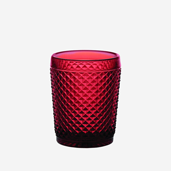 Vista Alegre Bicos Kırmızı Cam Su Bardağı Seti