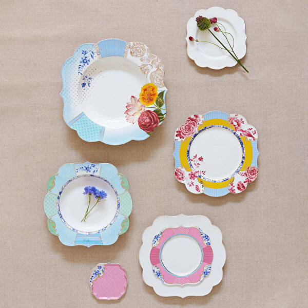 Pip Studio Royal Mavi Porselen Kahvaltı Tabağı-3