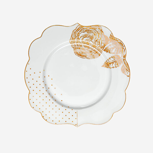 Pip Studio Royal White Mavi Beyaz Porselen Pasta Tabağı