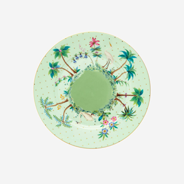 Pip Studio Jolie Yeşil Porselen Pasta Tabağı