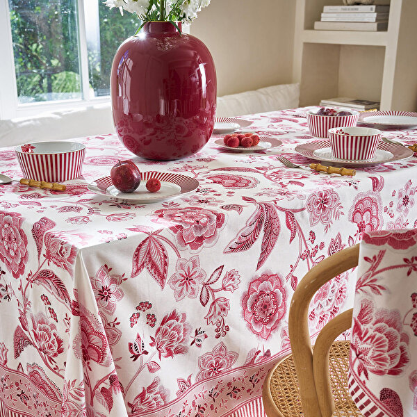 Pip Studio Royal Stripes Pembe Porselen Kahvaltı Tabağı-3