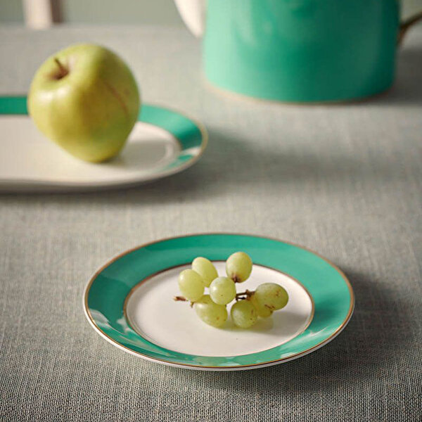 Pip Studio Chique Yeşil Porselen Pasta Tabağı-2
