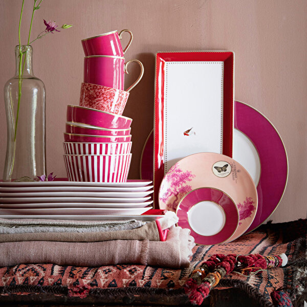 Pip Studio Chique Pembe Porselen Yemek Tabağı-2