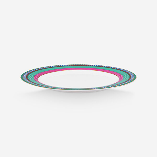 Pip Studio Chique Pembe Yeşil Porselen Kahvaltı Tabağı-5