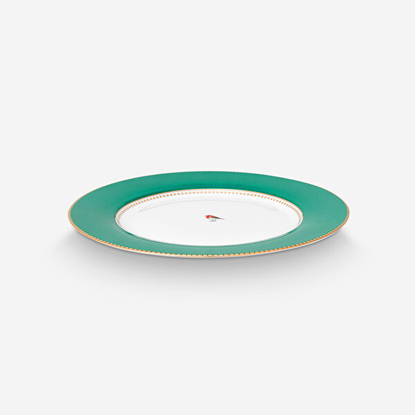 Pip Studio Love Birds Yeşil Porselen Pasta Tabağı-2