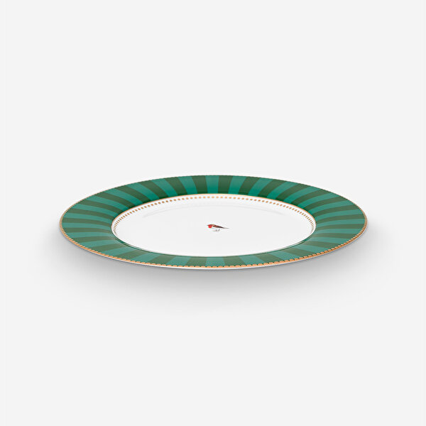 Pip Studio Love Birds Yeşil Porselen Pasta Tabağı-5