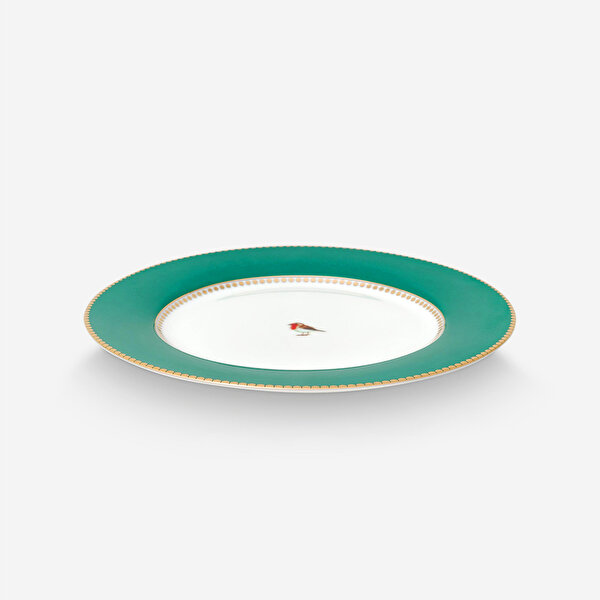 Pip Studio Love Birds Yeşil Porselen Kahvaltı Tabağı-3