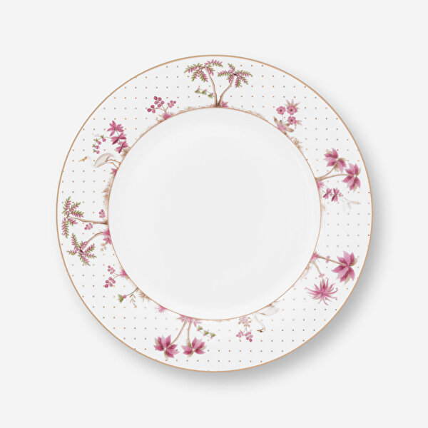 Pip Studio Jolie Beyaz Porselen Yemek Tabağı