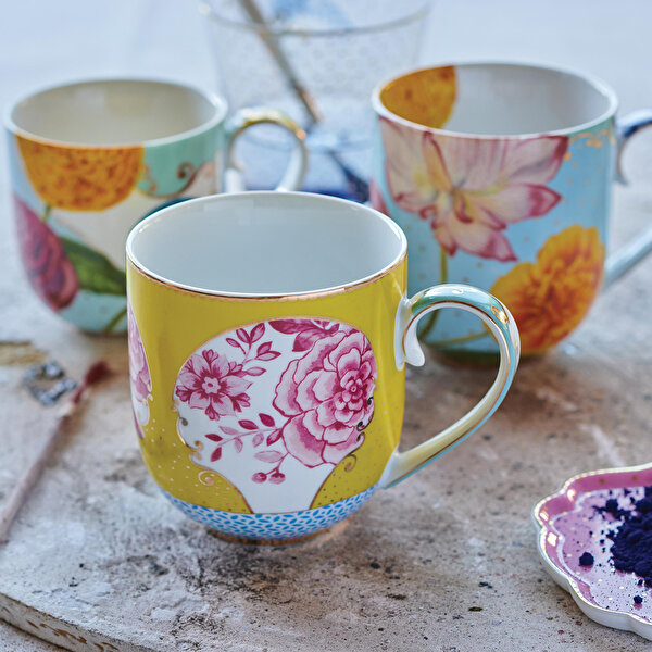 Pip Studio Royal Mavi Porselen Kupa-3