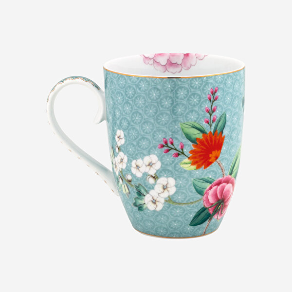Pip Studio Blushing Birds Mavi Porselen Kupa-1