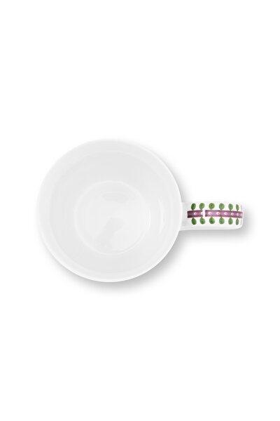 Pip Studio Lily & Lotus Mor Porselen Kupa-2