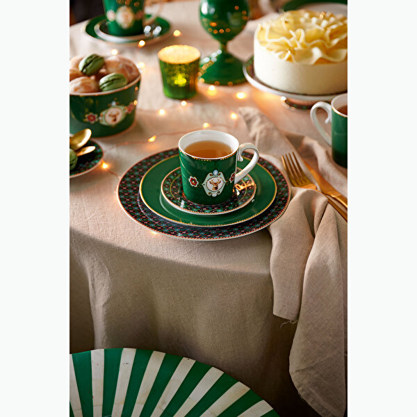 Pip Studio Love Birds Yeşil Porselen Kupa-1