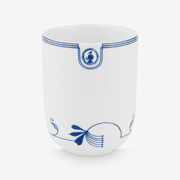 Pip Studio Blue Bird Beyaz Porselen Latte Bardağı-2