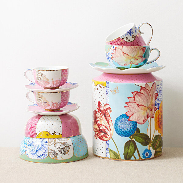 Pip Studio Royal Pembe Porselen Kase-2