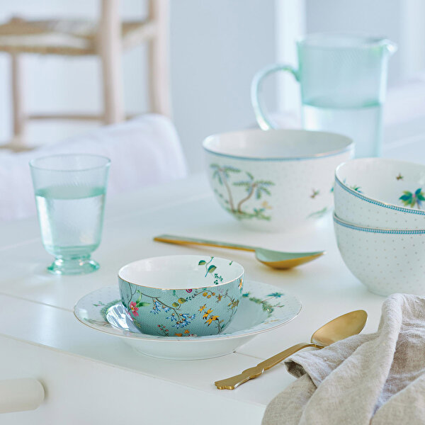 Pip Studio Jolie Mavi Porselen Kase-1