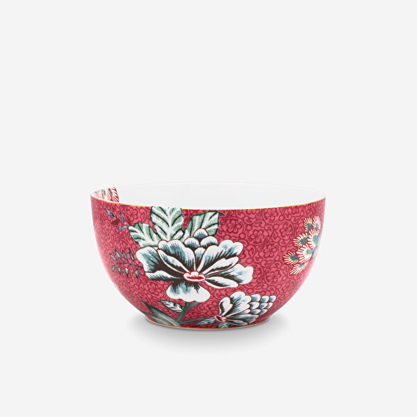 Pip Studio Flower Festival Kırmızı Porselen Kase
