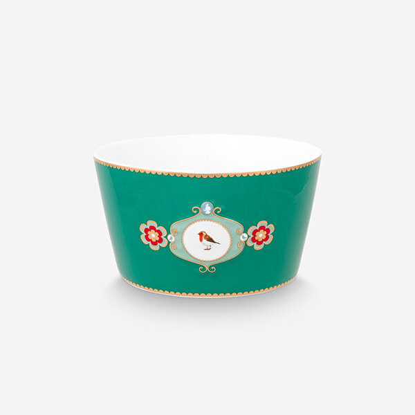 Pip Studio Love Birds Yeşil Porselen Kase-3