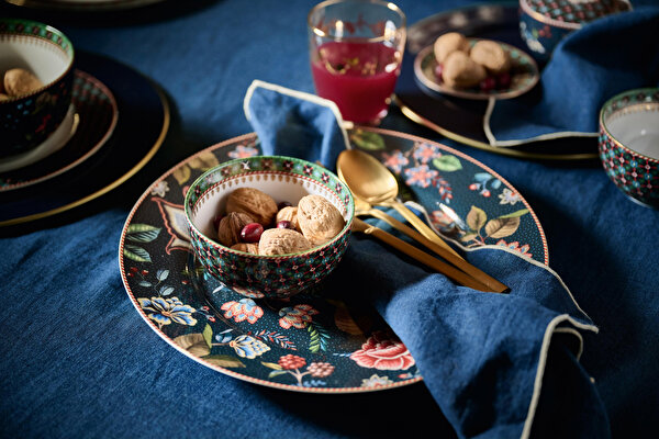 Pip Studio Berry Blues Yeşil Porselen Kase-1