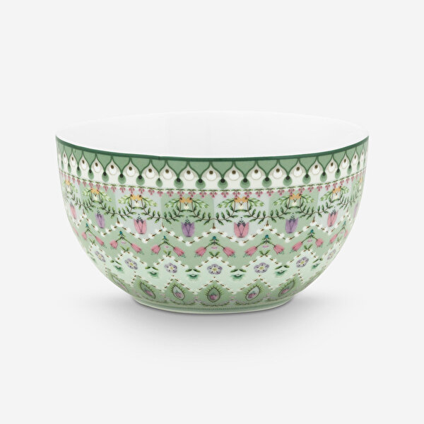 Pip Studio Lily & Lotus Yeşil Porselen Kase-5