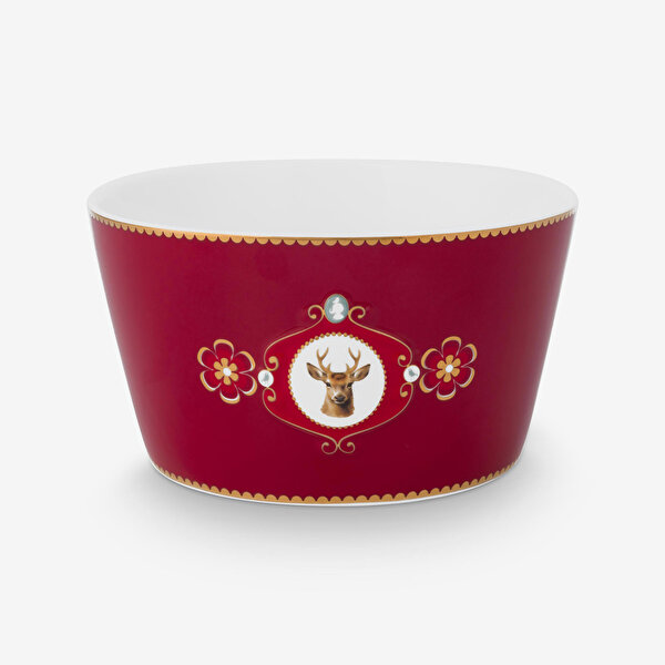 Pip Studio Love Birds Kırmızı Porselen Kase-2