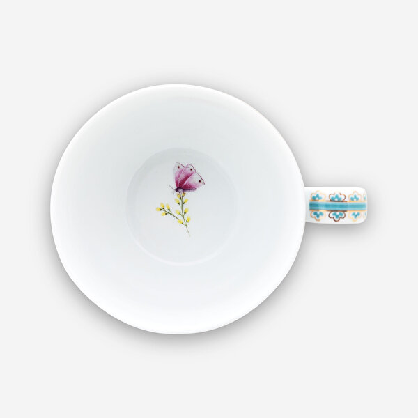 Pip Studio Blushing Birds Beyaz Porselen Çay Fincanı-2