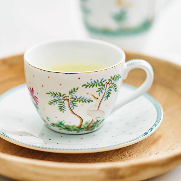 Pip Studio Jolie Beyaz Porselen Kahve Fincan Seti-1