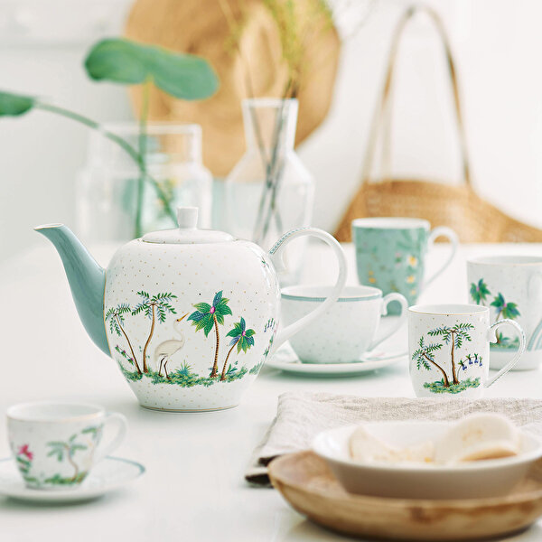 Pip Studio Jolie Beyaz Porselen Çay Fincan Seti-1