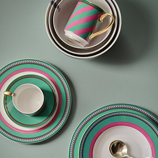 Pip Studio Chique Yeşil Porselen Çay Fincanı-3