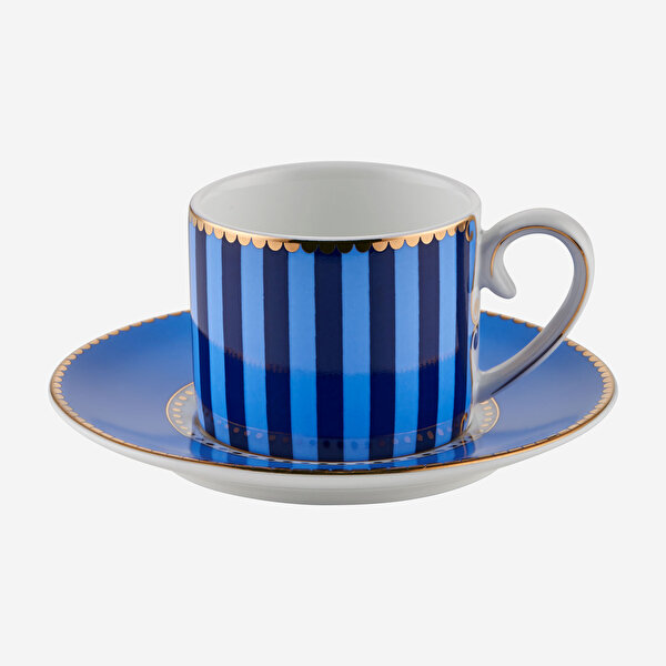 Pip Studio Love Birds Mavi Porselen Kahve Fincanı