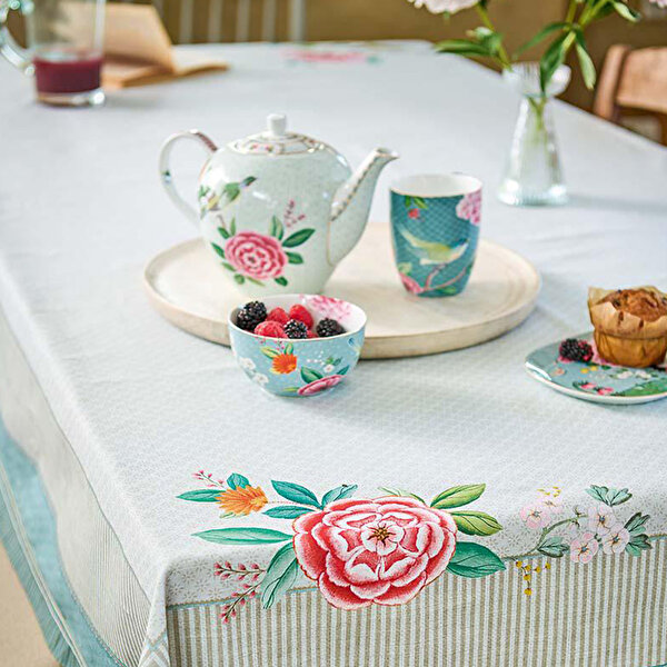 Pip Studio Blushing Birds Beyaz Porselen Demlik-3