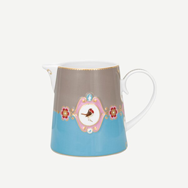 Pip Studio Love Birds Mavi Haki Porselen Sürahi