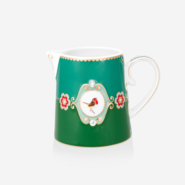 Pip Studio Love Birds Yeşil Porselen Sütlük