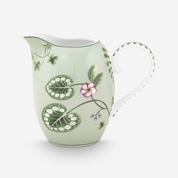 Pip Studio Lily & Lotus Yeşil Porselen Sütlük