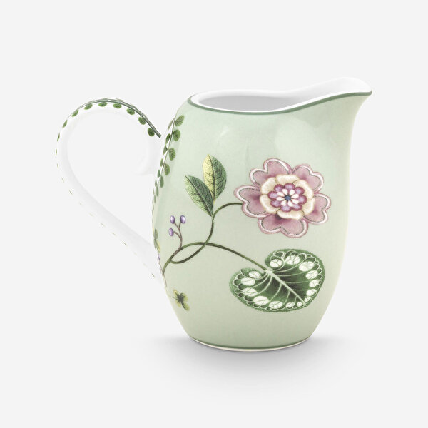 Pip Studio Lily & Lotus Yeşil Porselen Sütlük-3